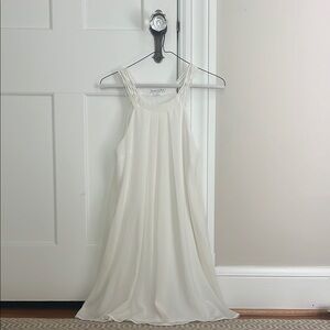 White Sleeveless Dress